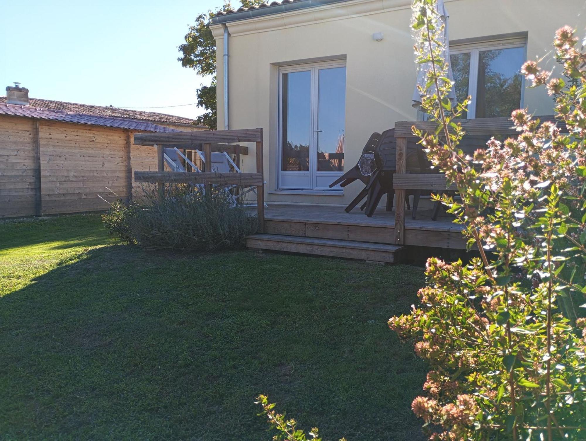Meuble De Tourisme Classe 3 Etoiles Le Ptit Coin De Soleil - Saint Ciers D'Abzac Exterior foto